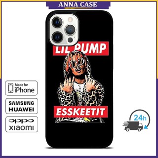 เคสโทรศัพท์มือถือ ลาย Esketit Lil Pump สีดํา สําหรับ iPhone 14 Pro Max 13 Pro Max Samsung Galaxy Note10+ S21Ultra