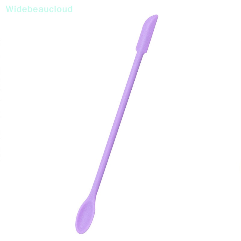 Widebeaucloud ไม้พายซิลิโคน Jar Scraper Scoop Tip ช้อนเครื่องสําอางสองหัวยาว ราคา ถูกที่สุด ดีลบีเคเค แกลเลอรีภาพที่ 5
