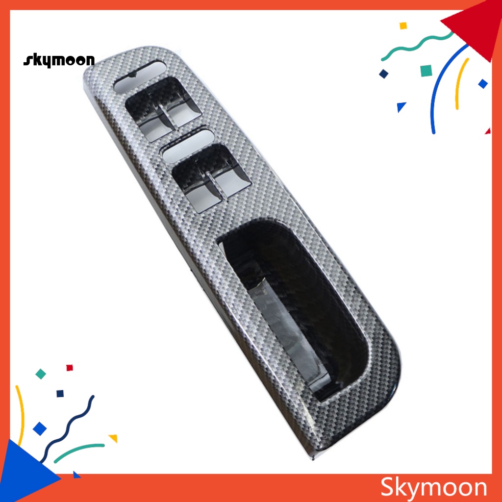 Skym* แผงสวิตช์หน้าต่างคาร์บอน กันน้ํา กันการกัดกร่อน แบบเปลี่ยน 3B2867172E สําหรับ PASSAT B5 สําหรับ JETTA/Bora GOLF MK4 1998-2004 ไดรเวอร์ขวา