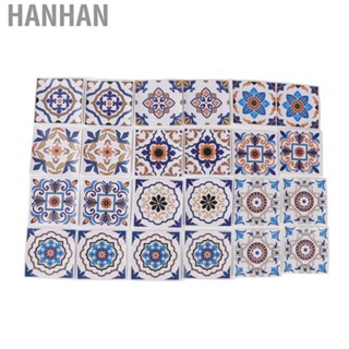 Hanhan 24Pcs Kitchen Backsplash Tile   PVC Oil Proof 15x15cm Home Decoration