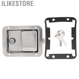 Ilikestore Toolbox Locks Weather Resistant Stainless Steel Rustproof Heavy Duty Paddle Latch Sturdy with 2 Keys for Trailer for Camper for