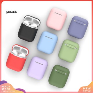 Xy+ เคสหูฟังไร้สาย ซิลิโคน กันกระแทก สําหรับ Air-pods 1 2