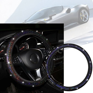 ⚡READYSTOCK⚡Steering Wheel Cover Protector 100% Brand New Anti-slip Black Breathable