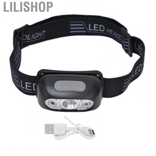 Lilishop Headlamp Multifunctional Adjust Angle  USB Charging Motion Sens