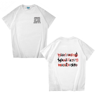 S-5XL【New】เสื้อยืดแขนสั้นลําลอง พิมพ์ลาย Kpop ENHYPEN แฟชั่นฤดูร้อน สําหรับผู้ชาย และผู้หญิง