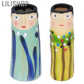 Lilishop Vase Resin Ornament Vase Desktop Ornament Beautiful for Home