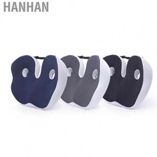 Hanhan Buckle Seating Cushion  Memory Foam Soft Fashionable Curved Relaxing Chair Cushion Breathable  for Office