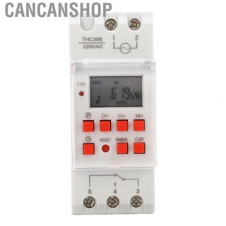 Cancanshop Digital Timer Switch LCD Display 30A Timer Switch for Appliance