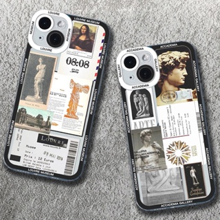 เคสโทรศัพท์มือถือใส ลายรูปปั้นแสตมป์ สําหรับ Xiaomi Redmi Note 12 Pro Plus 11S 11 10 Pro Poco F5 X4 X5 X3 Pro