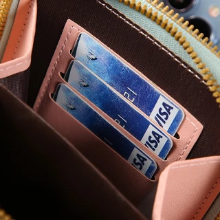 (HB-710) baggg.th กระเป๋าใส่โทรศัพท์ ทรงโฟน หนัง Pu สามารถสัมผัสโทรศัพท์ได้