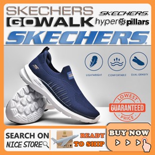 [ รองเท้าผ้าใบผู้ชาย]] / สบาย / SKECHERS_GO-WALK รองเท้าผ้าใบผู้ชาย วัสดุผสม รองเท้าทํางาน ใส่สบาย / Kasut Kerja Tahan Lasak