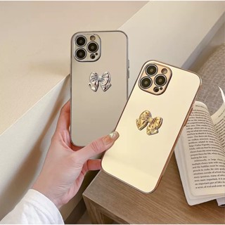 เคสโทรศัพท์มือถือ ประดับโบว์ เรียบง่าย สําหรับ Vivo X90 X80 X70 X60 Pro