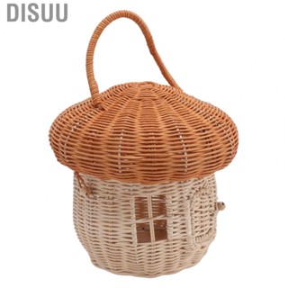 Disuu Rattan Woven   Hand Crafted Cute Portable Rattan  Lightweight Elegant  for Photo Props for Storage