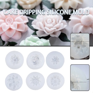 New DIY Candle Soap Mould Flower Shape Silicone Mold Craft Making Handmade Tool