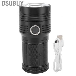 Dsubuy Strong Light Flashlight 10000LM 600 Meters  4 Modes Rechargeable Handheld Camping for Cycling Fishing