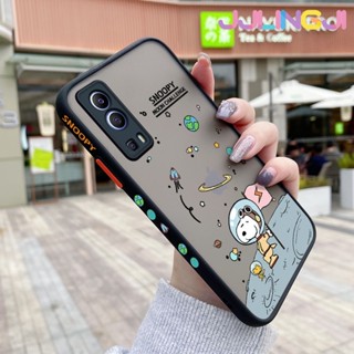 เคสโทรศัพท์ ซิลิโคนนิ่ม ใส กันกระแทก ลายการ์ตูนอวกาศ สนูปปี้ สําหรับ VIVO Y72 5G Y52 5G Y75s 5G