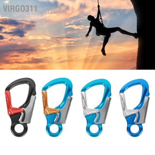 Virgo311 คลิป Carabiner ปีนเขา 35KN รูปตัว D Carabiners สำหรับงานหนักสำหรับการปีนเขา Rappelling Mountaineering