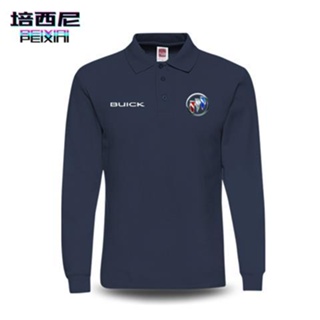 BUICK car shop custom work clothes ENCORE ENVISION ENCLAVE GL8 GL6 Lacross Regal outdoor driving long-sleeved POLO shirt