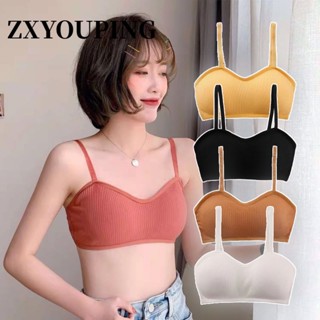 4 ชิ้น ชุดชั้นใน สําหรับผู้หญิง ดันทรง ชุดชั้นใน สําหรับผู้หญิง 6 สี Bralette