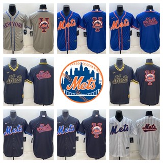 MLB New York Mets เสื้อยืดเบสบอลบุรุษ