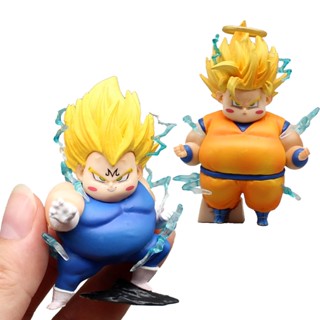 โมเดลฟิกเกอร์ อนิเมะ Dragon Ball Fatty Kakarotto G5 Fat Angel Son Goku Vegeta ของเล่นสะสม สําหรับเด็ก