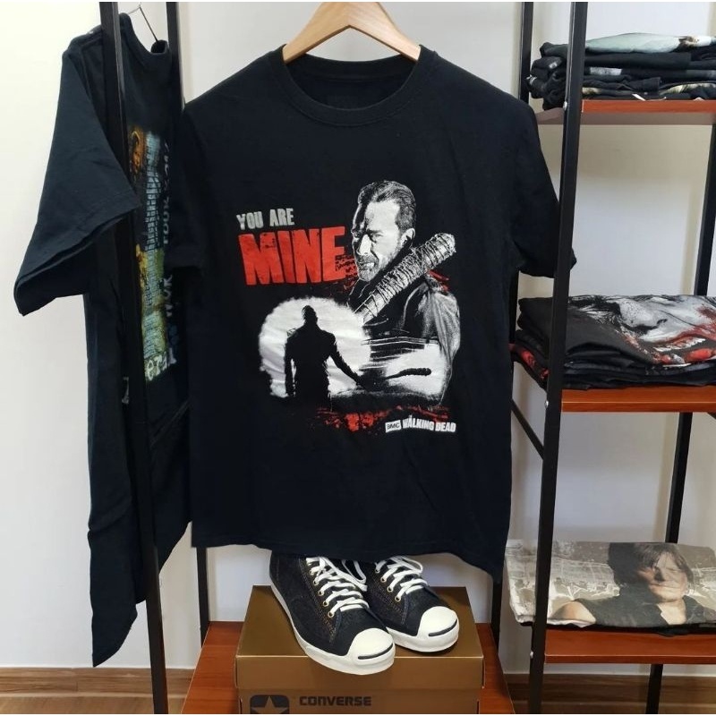 เสื้อยืดพิมพ์ลายแฟชั่นเสื้อยืดมือสอง The Walking Dead