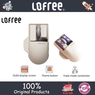 Lofree 0E909 เมาส์เชื่อมต่อบลูทูธไร้สาย หน้าจอ OLED DPI