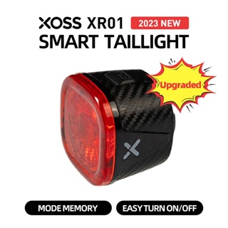 Xoss XR01 ไฟท้ายจักรยานอัจฉริยะ LED ตรวจจับเบรกอัตโนมัติ ชาร์จไฟได้ กันน้ํา อุปกรณ์เสริมจักรยาน