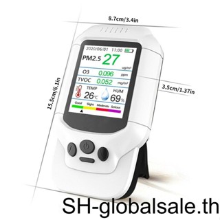 【Global】Pm2 5/tvoc เครื่องวัดอุณหภูมิความชื้น CO3 ดิจิทัล คุณภาพอากาศ