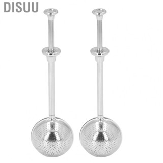 Disuu 2X Retractable  Ball Infuser Stainless Steel  Ball Filter StrainerPress US