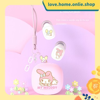 ของแท้ Sanrio Fruit Story Cube ชุดหูฟังอินเอียร์ บลูทูธ ไร้สาย ขนาดเล็ก คุณภาพสูง สําหรับเด็กผู้หญิง นักเรียน