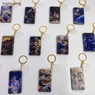 [highbuying] พวงกุญแจอะคริลิค แบบหนา ลายการ์ตูนเกม สร้างสรรค์ สําหรับเด็ก พร้อมส่ง