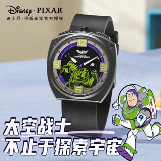 (($Most Popular $) นาฬิกาข้อมือควอตซ์ ลายการ์ตูนดิสนีย์ Buzz Lightyear กันน้ํา สําหรับเด็ก