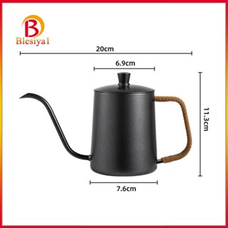 [Blesiya1] กาต้มน้ําชา กาแฟ คอห่าน กันสนิม สําหรับบ้าน ตั้งแคมป์ กลางแจ้ง