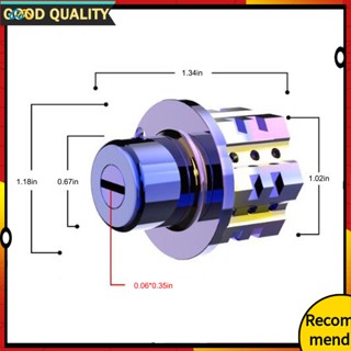 ปลอกกุญแจไทเทเนียม ดัดแปลง สําหรับรถจักรยานยนต์ DIY