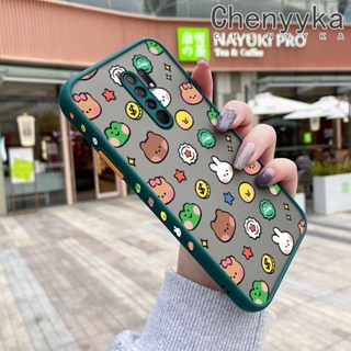 เคสซิลิโคนนิ่ม แบบใส ขอบสี่เหลี่ยม กันกระแทก สําหรับ Xiaomi MI POCO M2 Redmi 9 9A