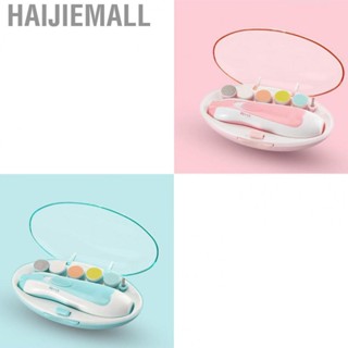 Haijiemall Baby Electric Nail File Drill Grinding Heads  Light Manicure Kit for Newborn Toddler Kids