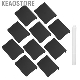 Keaostore 10pcs Mini Chalkboard Set Small Kit Display Black Buffet