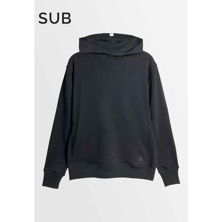 SUB Men Long-Sleeve Oversize Sweatshirt Hoodies - สีดํา - M3M898 / เสื้อกันหนาวมีฮู้ด Lengan Panjang