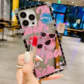 เคสโทรศัพท์มือถือ ทรงสี่เหลี่ยม ลายการ์ตูนหมี Violent หรูหรา สําหรับ Tecno Pop5P Pop6 Go Pop6Pro Pova4 Pova2 Pova3 TecnoSmart6 6Hd 6Plus Smrt5 Hot10 Lite