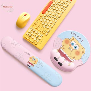 MXBEAUTY แผ่นรองเมาส์ฟองน้ํา ลาย Spongebob สําหรับคอมพิวเตอร์ PC