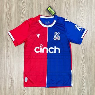 เสื้อบอล ทีม Crystal Palace ปี 2023/2024 เนื้อผ้าโพลีเอสเตอร์ เกรดแฟนบอล AAA