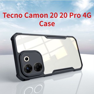 Tecno Camon 20 20 Pro 4G เคสอะคริลิคใส กันกระแทก สําหรับ Tecno Camon 20 20 Pro 4G