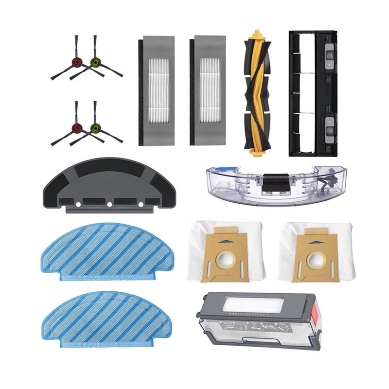 แปรงลูกกลิ้ง แปรงด้านข้าง แผ่นกรอง Hepa ผ้าม็อบ สําหรับหุ่นยนต์ดูดฝุ่น Ecovacs Deebot T8 N8 Pro T8 Max T8 AIVI