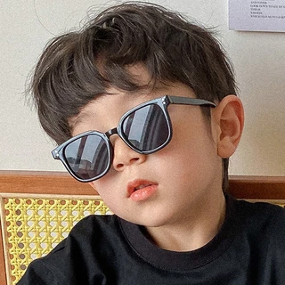 แว่นตากันแดด ป้องกันรังสียูวี ทรงสี่เหลี่ยม ขนาดใหญ่ สีแคนดี้ แฟชั่นเกาหลี สําหรับเด็กผู้ชาย และเด็กผู้หญิง