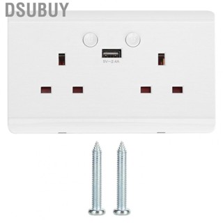 Dsubuy Wall Socket  Outlet Voice Control UK Plug 110-240V APP for Home Living Room Office