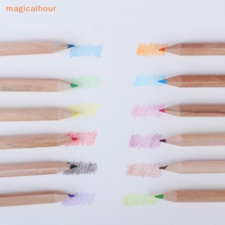 Magicalhour^^ ดินสอสี 12 สี สําหรับเด็กนักเรียนอนุบาล