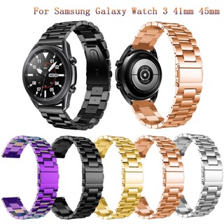 สายนาฬิกาข้อมือสเตนเลส 20 22 มม. สําหรับ Samsung galaxy watch 42 46 มม. galaxy watch 3 45 มม. 41 มม. Active 2 40 มม. 44 มม. Amazfit Bip GTR