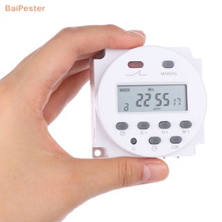 [BaiPester] สวิตช์ตั้งเวลาดิจิทัล DC /AC 12V 16A หน้าจอ LCD