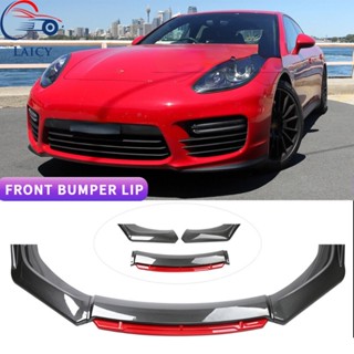 Lantop สปอยเลอร์กันชนหน้า คาร์บอนไฟเบอร์ สําหรับ Porsche Panamera 2012-2022